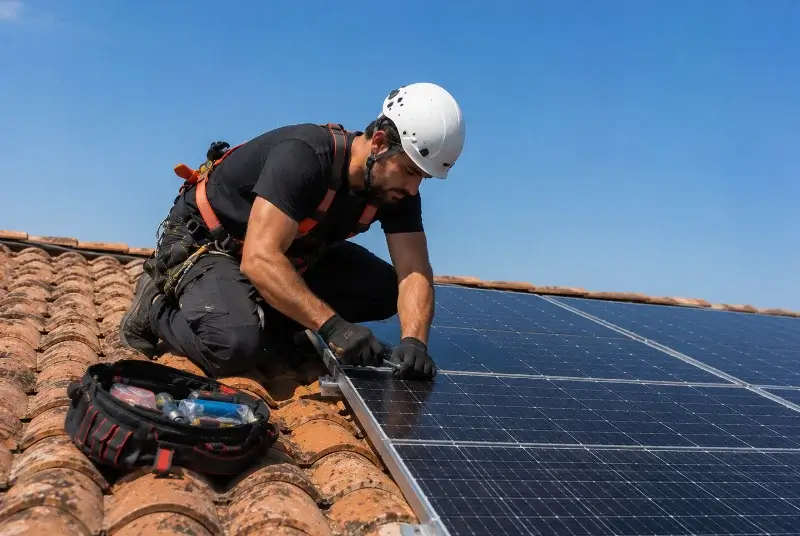 Maintenance et monitoring de panneaux solaires à Saint-Martin-de-Gurson